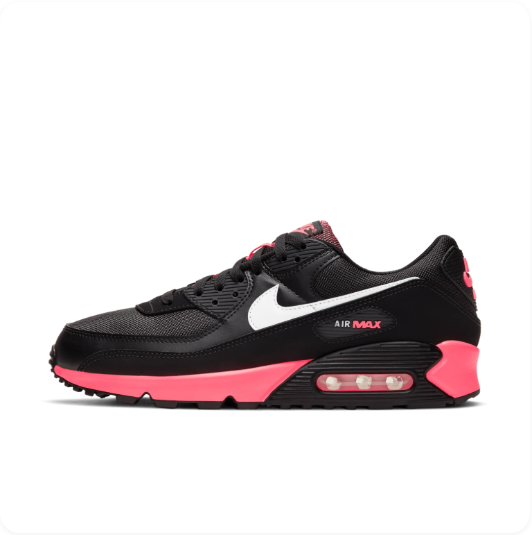 Nike Air Max 90 'Black/Racer Pink'