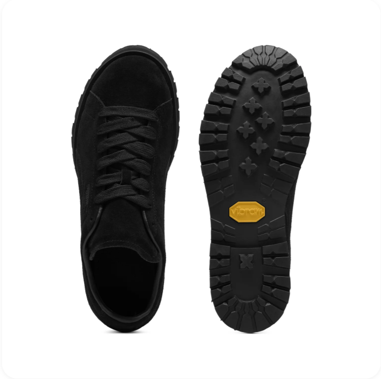 Puma Roma 'Blackout' – Suede / Lug Sole