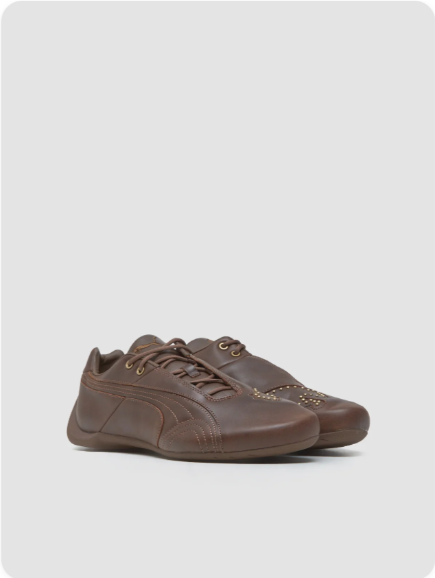 Puma Speedcat 'Cognac Brown / Gold Stud' – Luxury Edition
