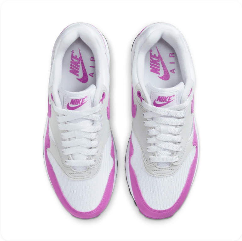 Nike Air Max 1 'Fuchsia Dream' White/Grey/Fuchsia