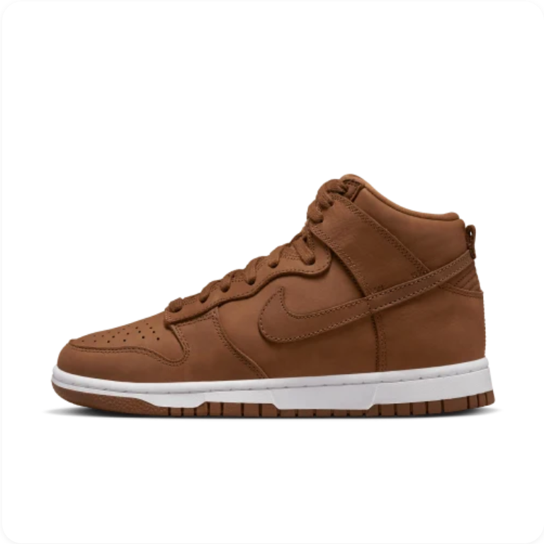 Nike Dunk High 'Pecan' – Tonal Brown / White