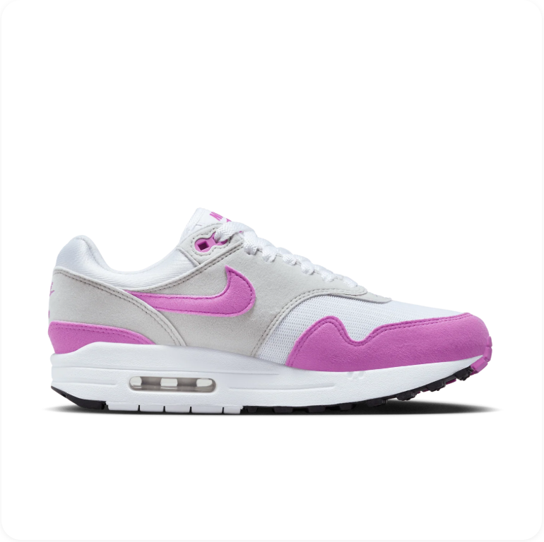 Nike Air Max 1 'Fuchsia Dream' White/Grey/Fuchsia