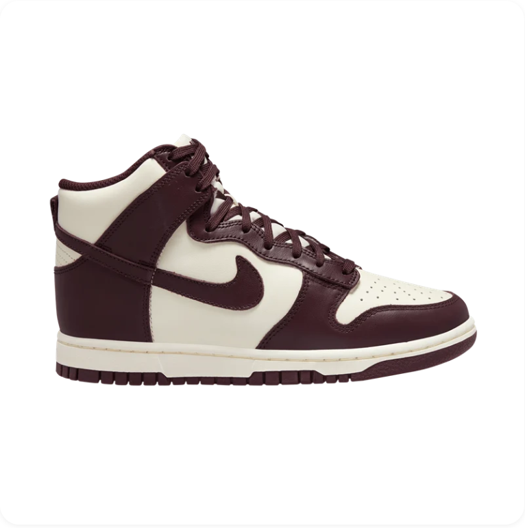 Nike Dunk High 'Sail / Plum Eclipse'