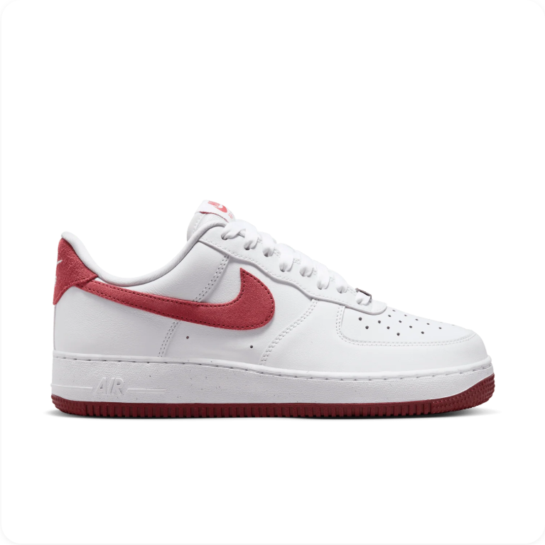 Nike Air Force 1 Low '07 'White / Adobe / Team Red'