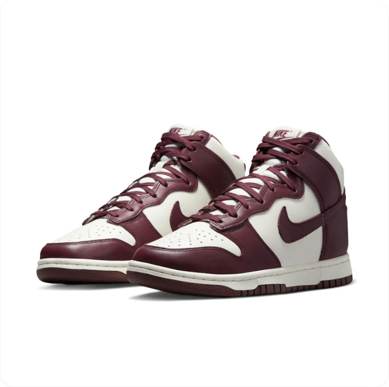Nike Dunk High 'Sail / Plum Eclipse'