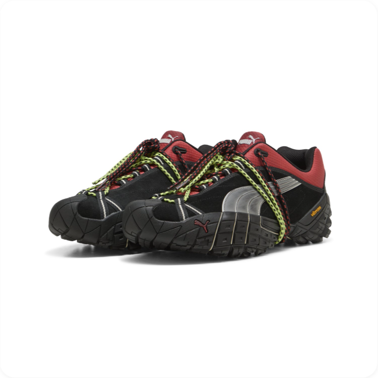 Puma Relik 'Black / Burnt Russet' – Vibram x Rope Lace