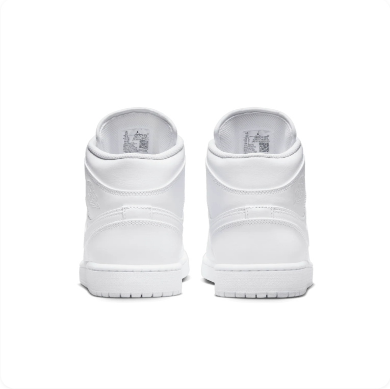 Air Jordan 1 Mid 'Triple White'