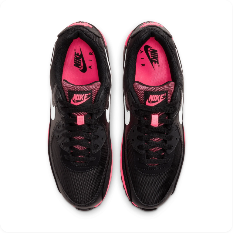 Nike Air Max 90 'Black/Racer Pink'