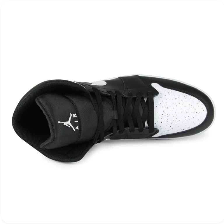 Air Jordan 1 Mid SE 'Black / White Speckle'
