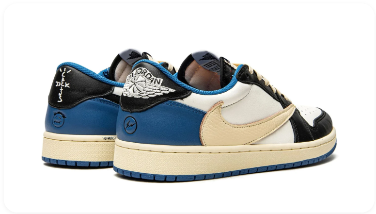 Air Jordan 1 Low x Travis Scott x Fragment 'Military Blue'