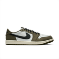 Air Jordan 1 Retro Low OG 'Medium Olive' White/Black/Olive