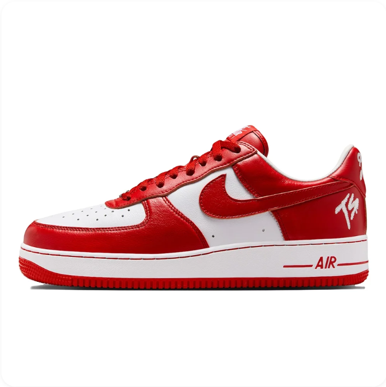 Nike Air Force 1 Low x Travis Scott 'Reverse Swoosh' University Red/White