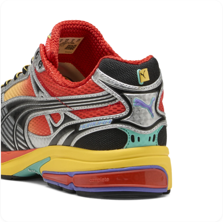 Puma x P.A.M. Velocity Nitro 'Multicolor' – Gold / Silver / Red / Rainbow