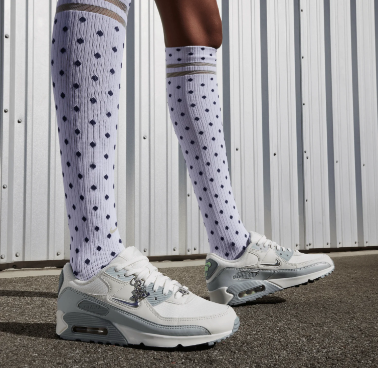 Nike Air Max 90 SE 'Summit White / Light Silver / Green'