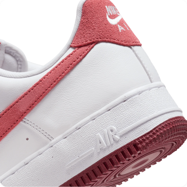 Nike Air Force 1 Low '07 'White / Adobe / Team Red'