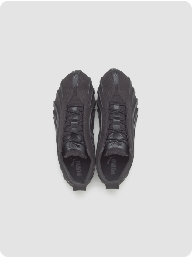 Puma Mostro 'Triple Black' – Sculptural Shell