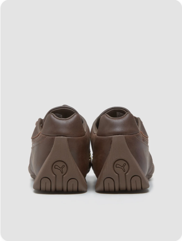 Puma Speedcat 'Cognac Brown / Gold Stud' – Luxury Edition