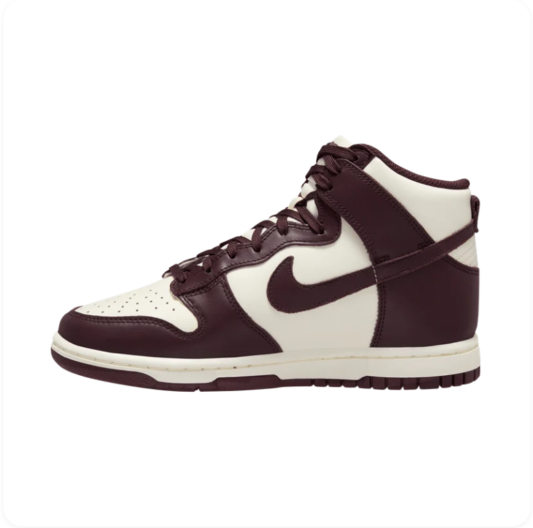 Nike Dunk High 'Sail / Plum Eclipse'