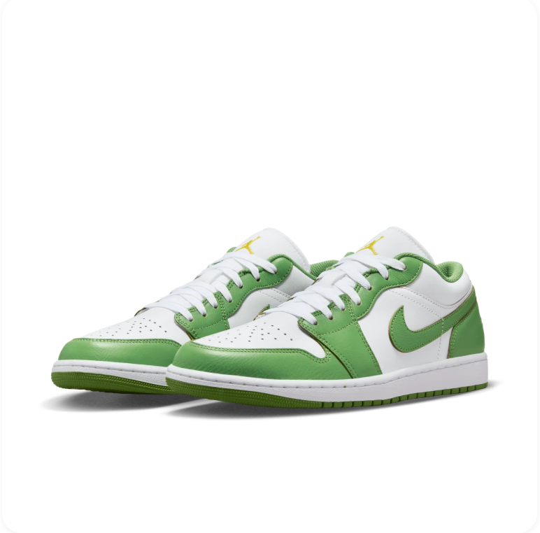Air Jordan 1 Low 'Chlorophyll' – White / Green