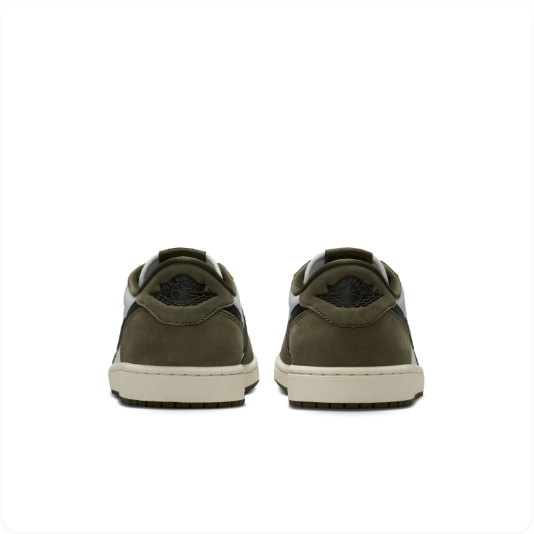 Air Jordan 1 Retro Low OG 'Medium Olive' White/Black/Olive