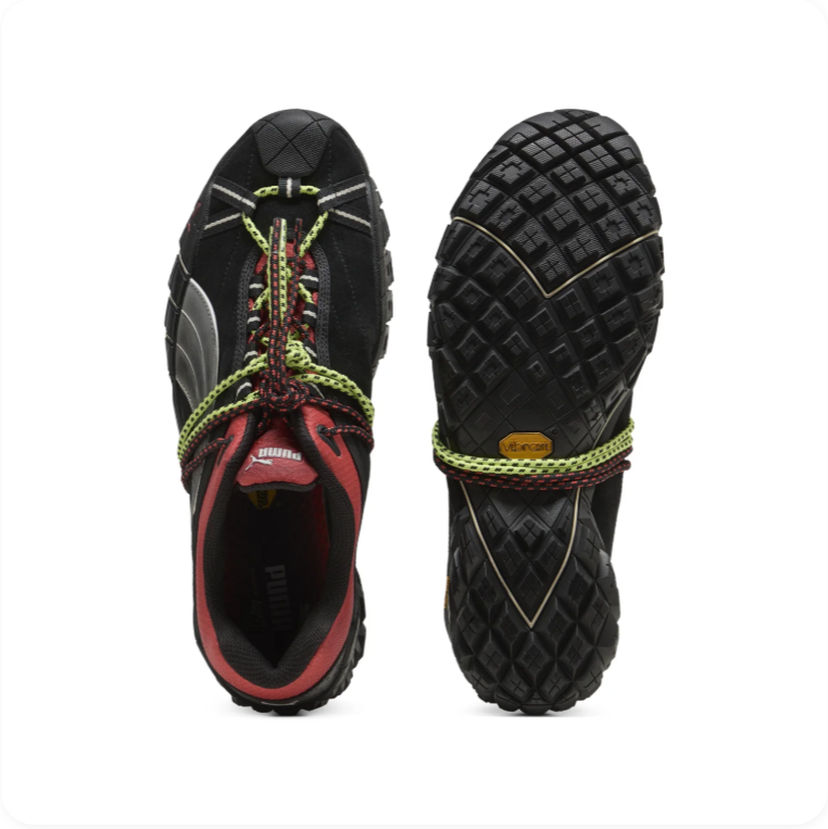 Puma Relik 'Black / Burnt Russet' – Vibram x Rope Lace