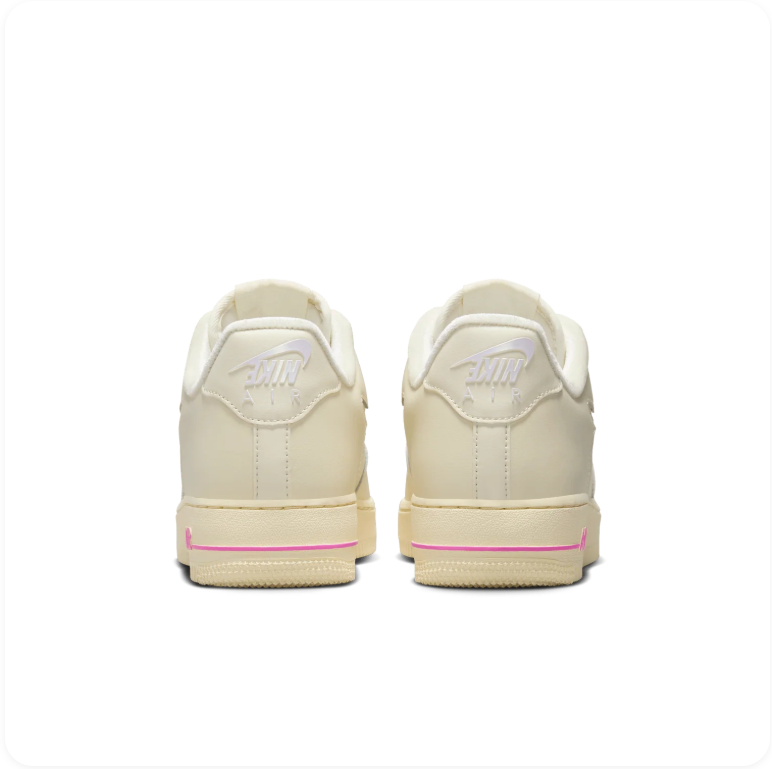 Nike Air Force 1 Low 'Just Do It' – Sail / Laser Fuchsia