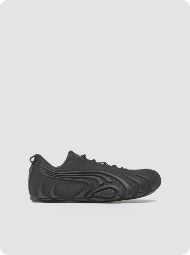 Puma Mostro 'Triple Black' – Sculptural Shell
