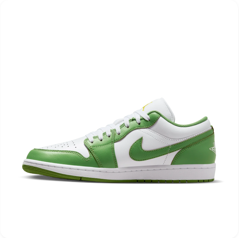 Air Jordan 1 Low 'Chlorophyll' – White / Green