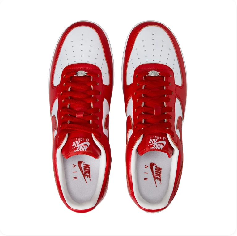 Nike Air Force 1 Low x Travis Scott 'Reverse Swoosh' University Red/White
