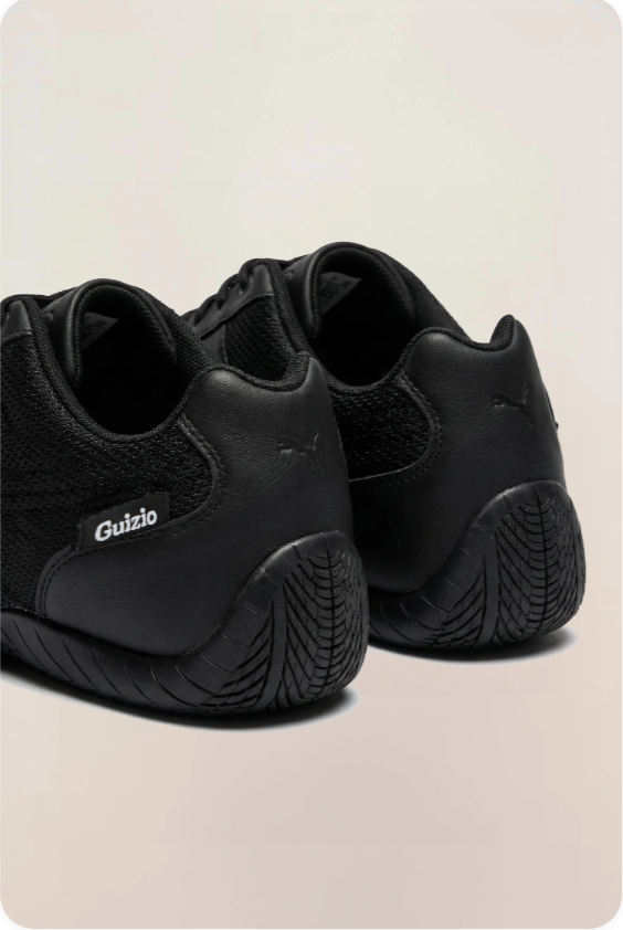 Puma x Galeria Speedcat 'Triple Black' – Mixed Texture