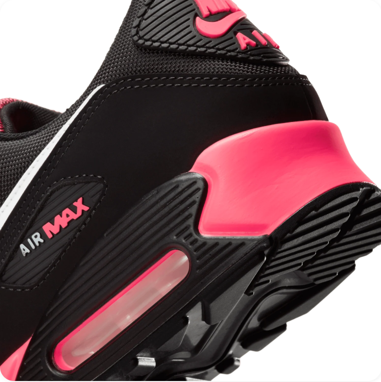 Nike Air Max 90 'Black/Racer Pink'