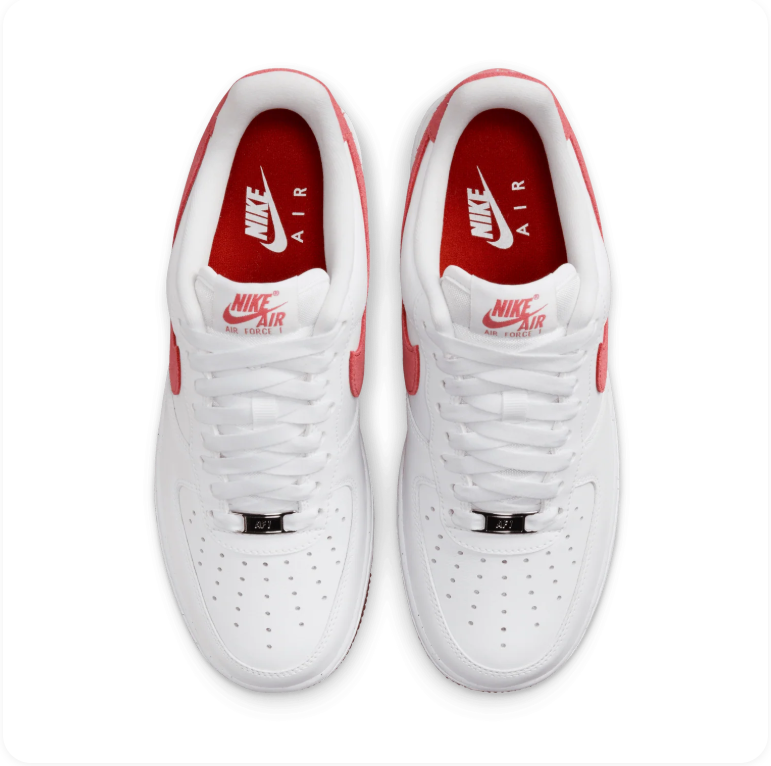 Nike Air Force 1 Low '07 'White / Adobe / Team Red'