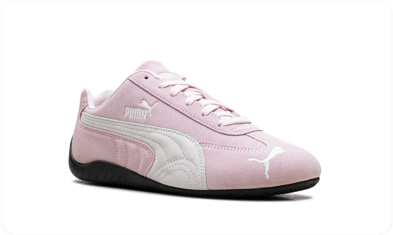 Puma Speedcat OG Pink Lavender White Patent FormStripe – side profile view