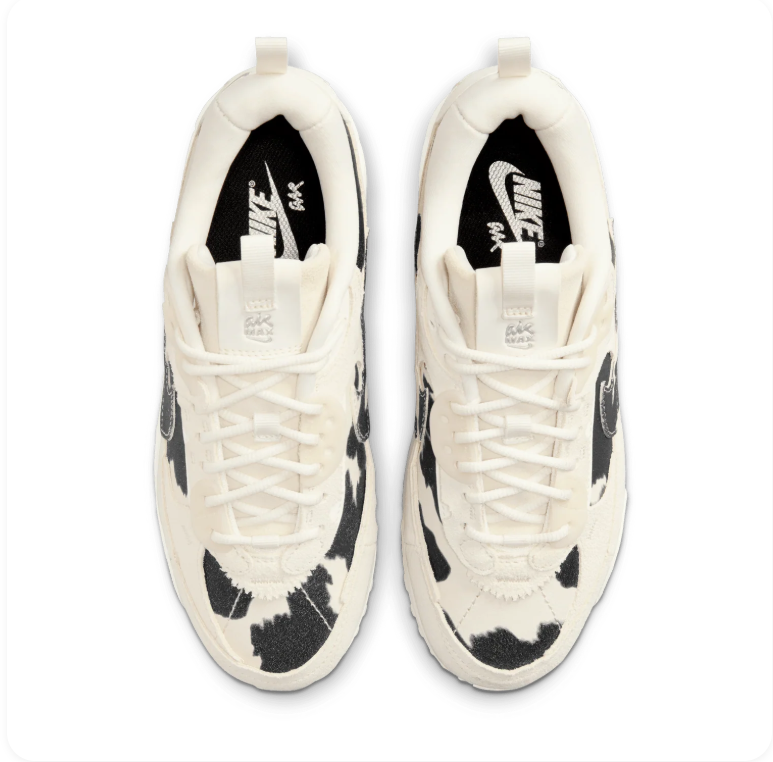 Nike Air Max 90 Futura 'Cow Print' – Sail / Black